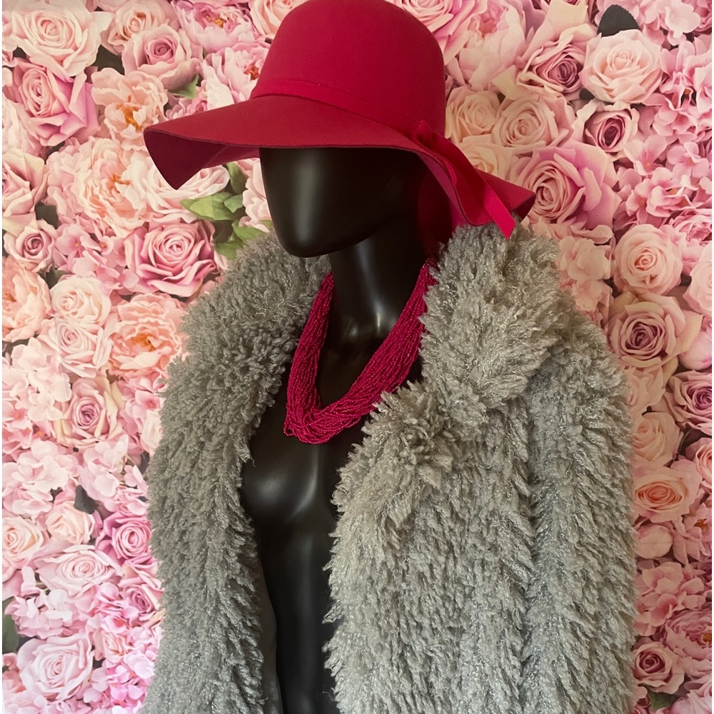 Ash Blue Teddy Coat